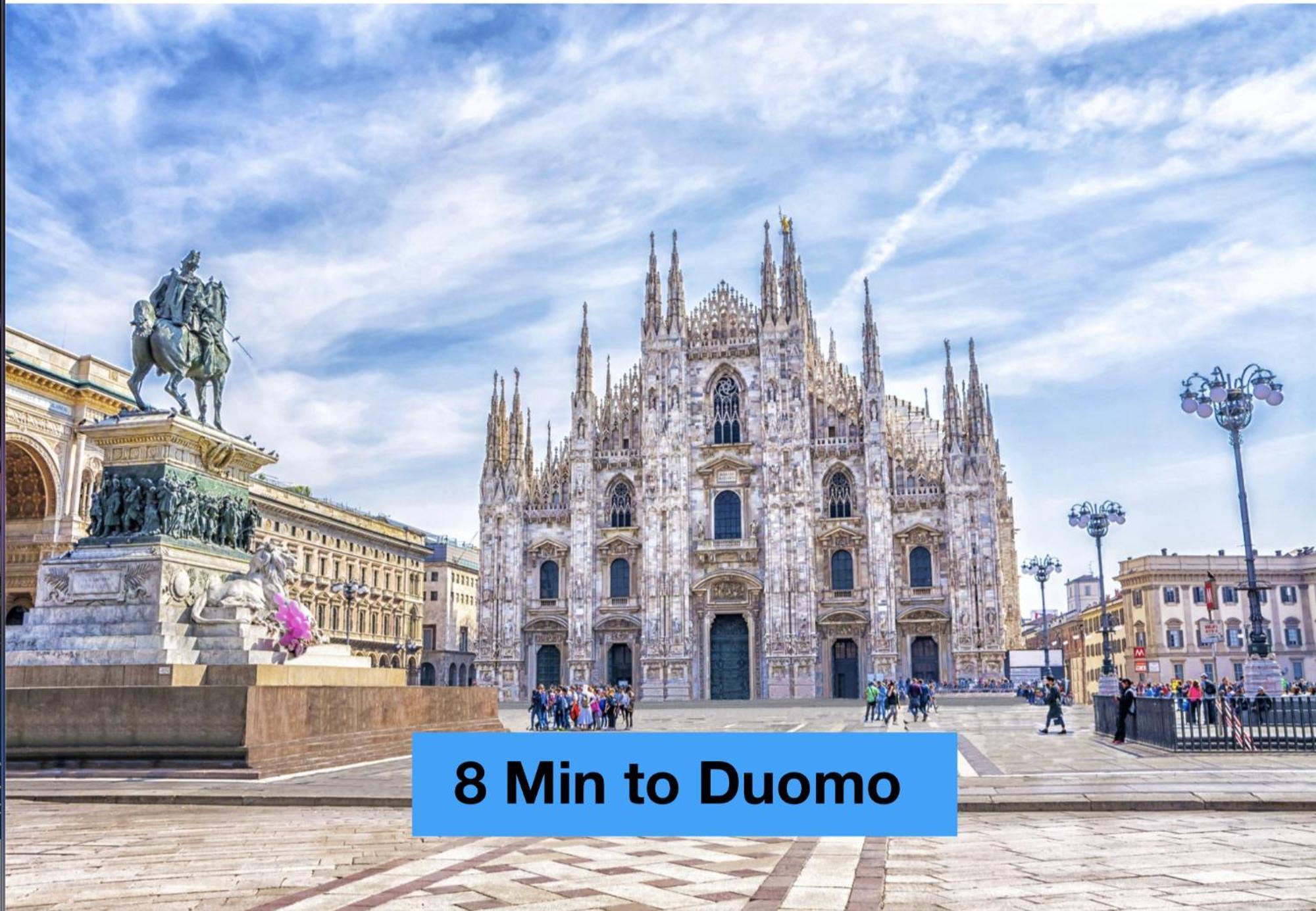 Fashion Loft 8 Min To Duomo Lägenhet Milano Exteriör bild